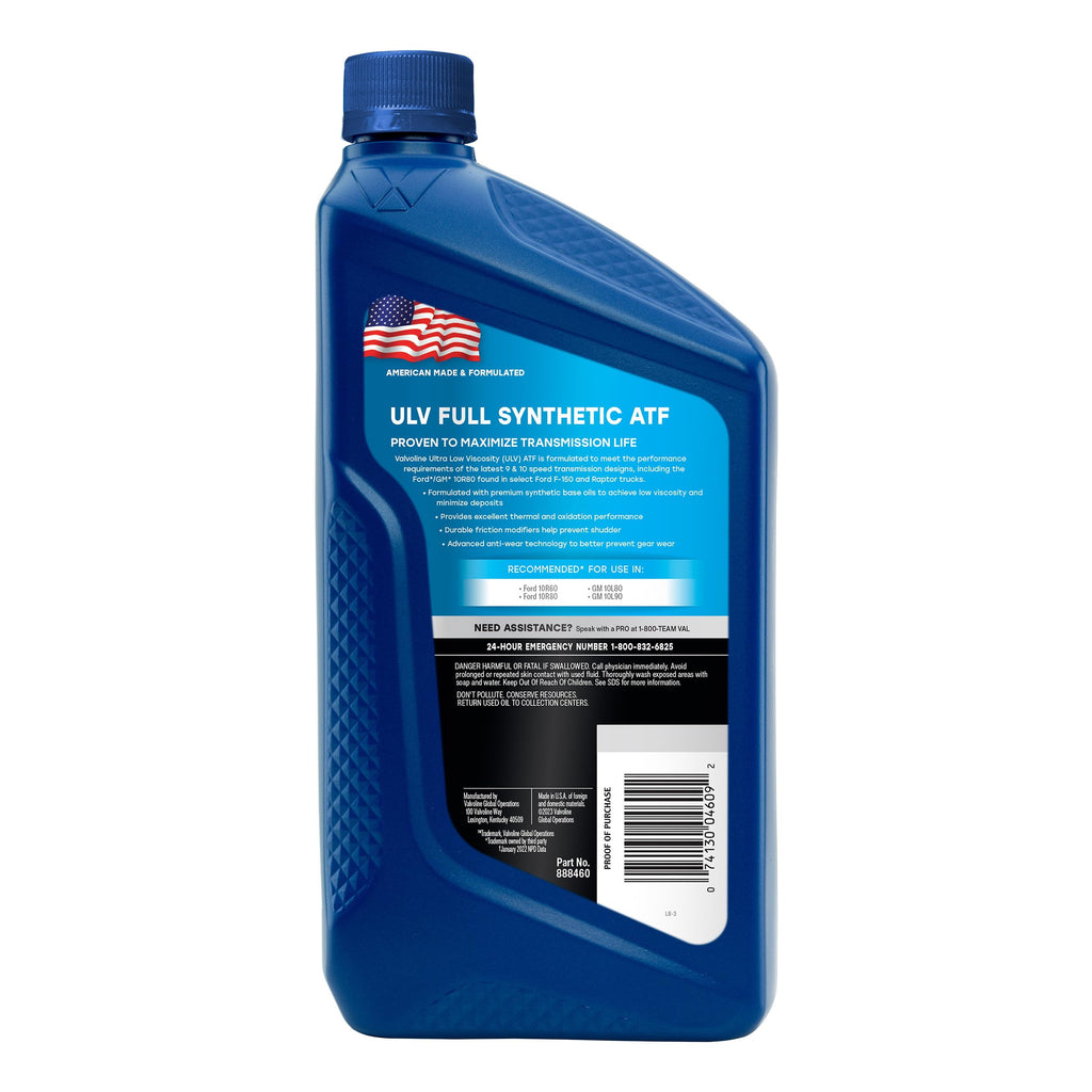 ULV Transmission Fluid Case of 6 P846224