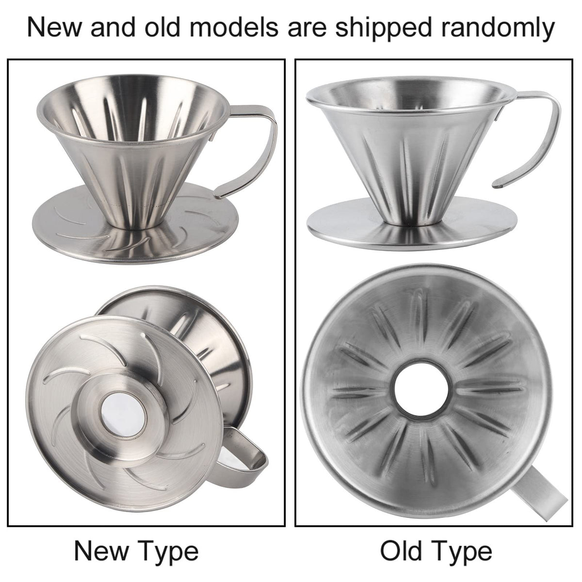 Pour over Stainless Steel Reusable Coffee Dripper D579