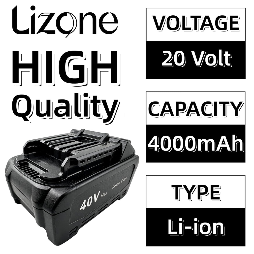 40V 4.0Ah Battery 2 Pack L6262