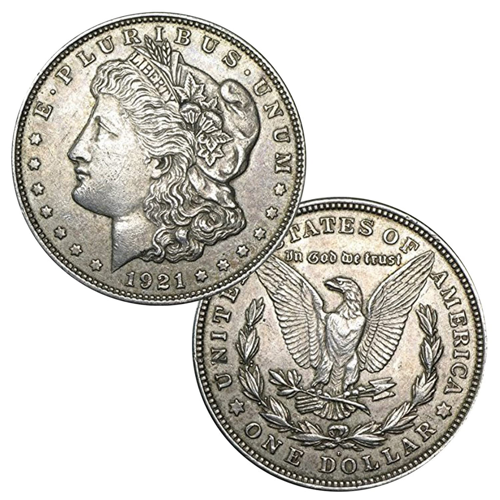 1921 Morgan Dollar 90% Silver Circulated Coin M5215