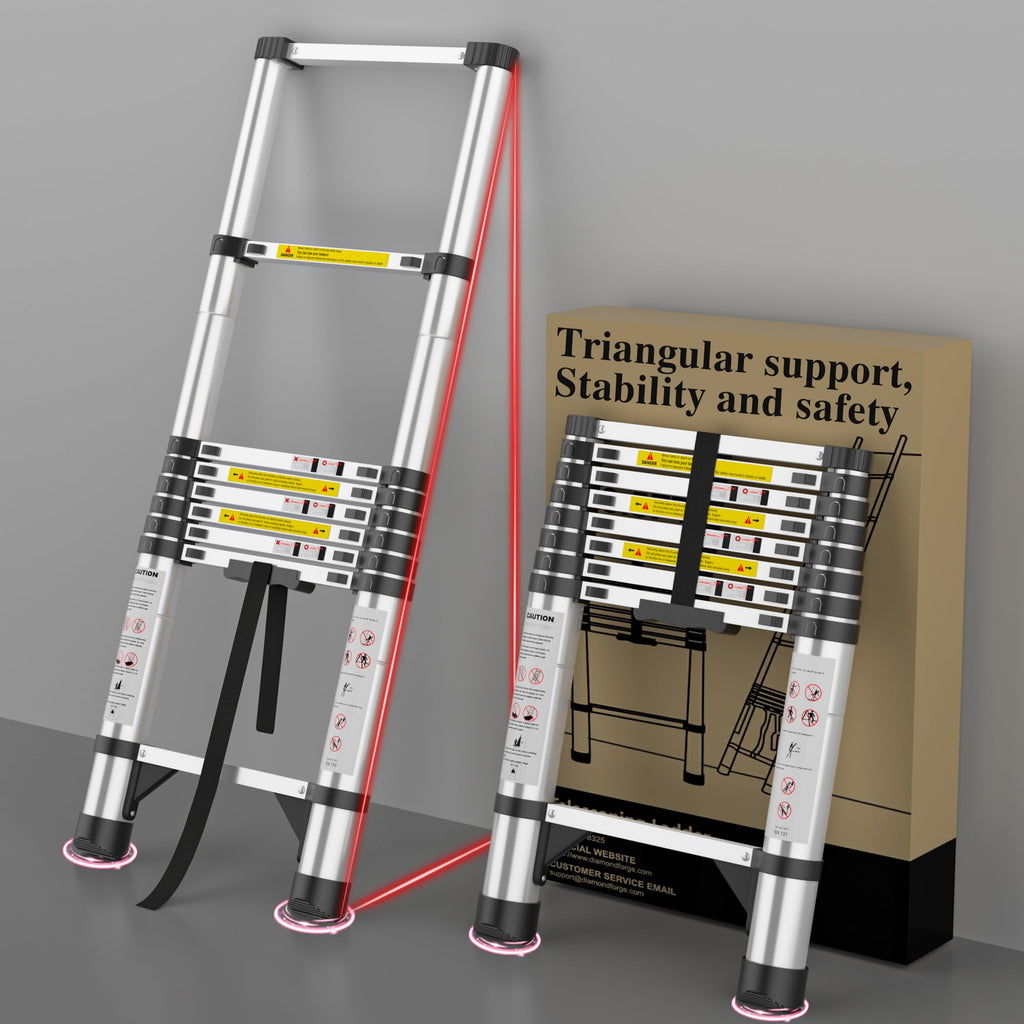 8.5 FT Aluminum Telescoping Ladder U5076