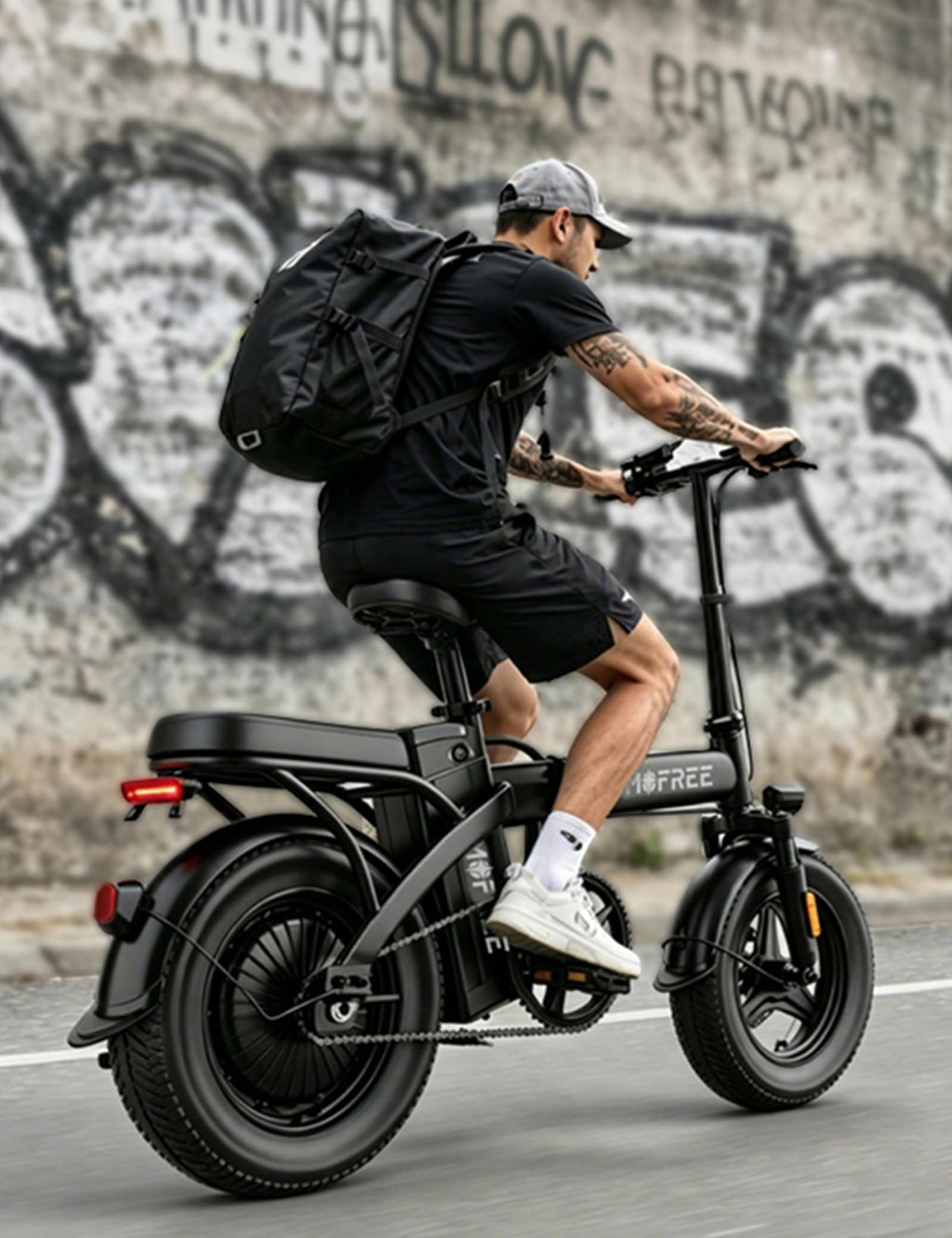 Folding Electric Bike 48V 22.5Ah 750W Fat Tire A294