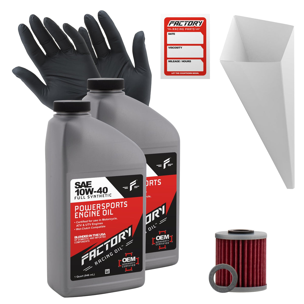 Oil Change Kit compatible with Kawasaki KX450F/SR/X Z19380