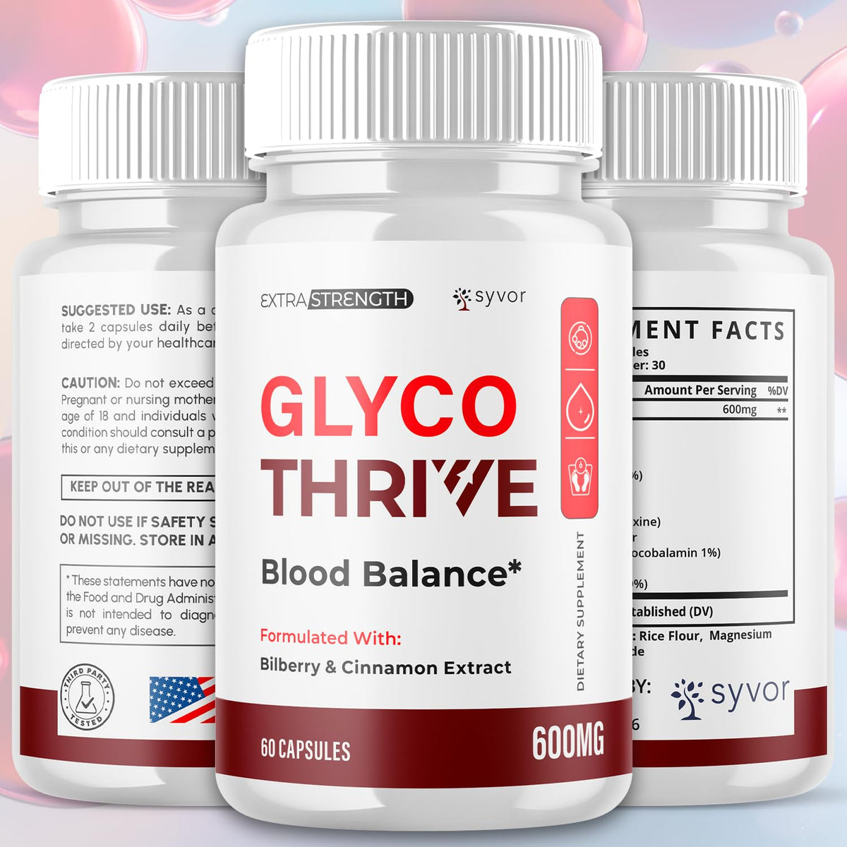 3 Pack 180 Capsules E7062