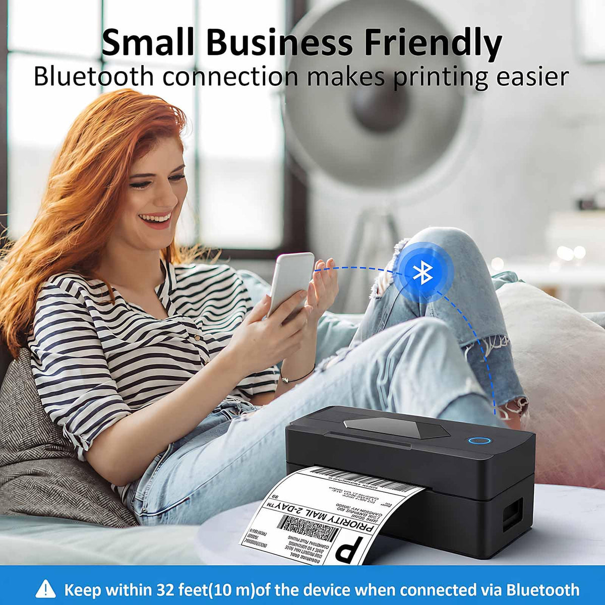 Bluetooth 4x6 Thermal Label Printer D359