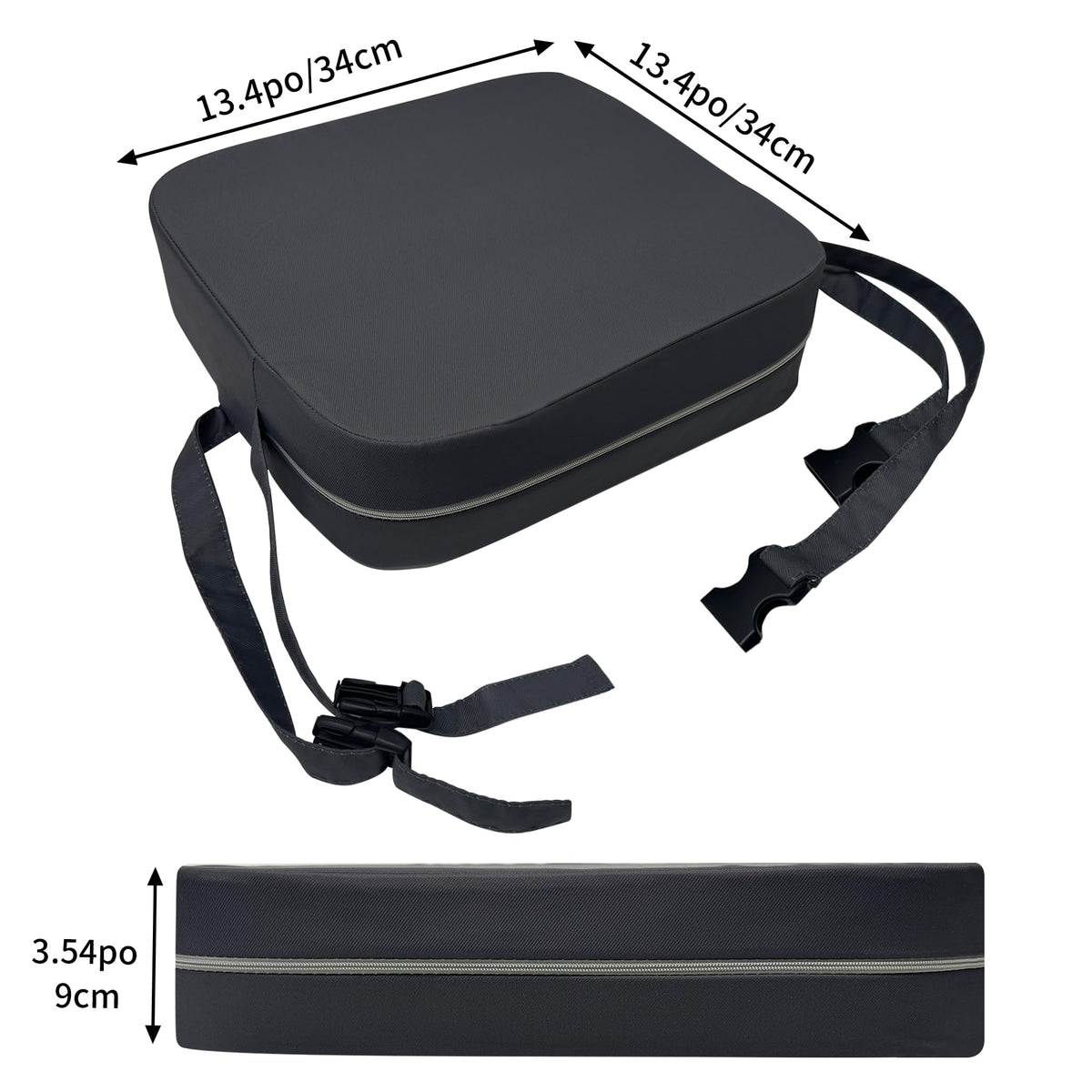 Waterproof High Density Foam Toddler Booster Seat with Non-Slip Bottom R92585