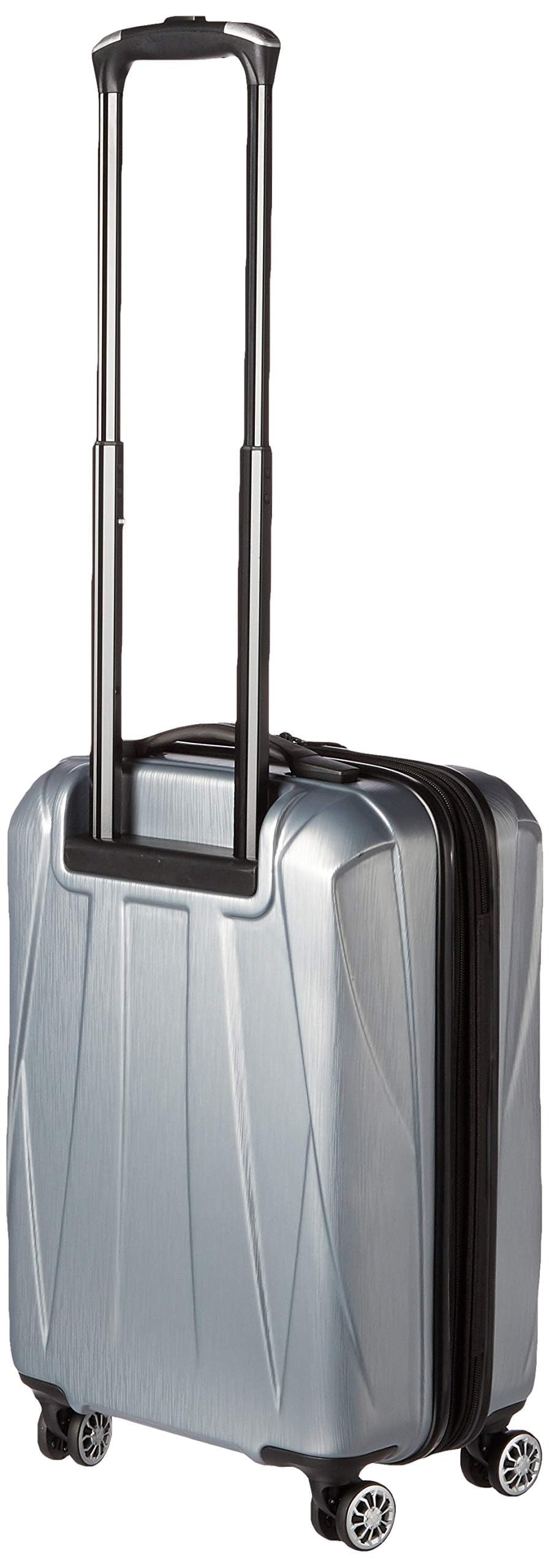 Hardside Expandable Spinner Luggage Silver Carry-On 20-Inch W3027