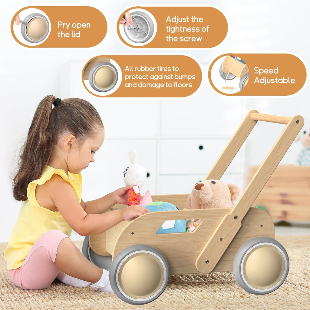 Wooden Baby Push Walker I605