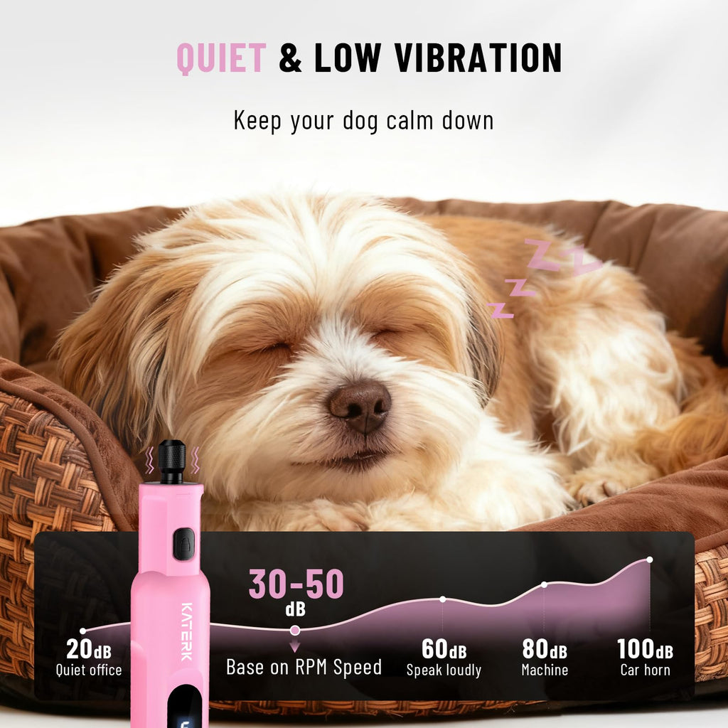 5 Speed Quiet Electric Dog Nail Grinder U6144