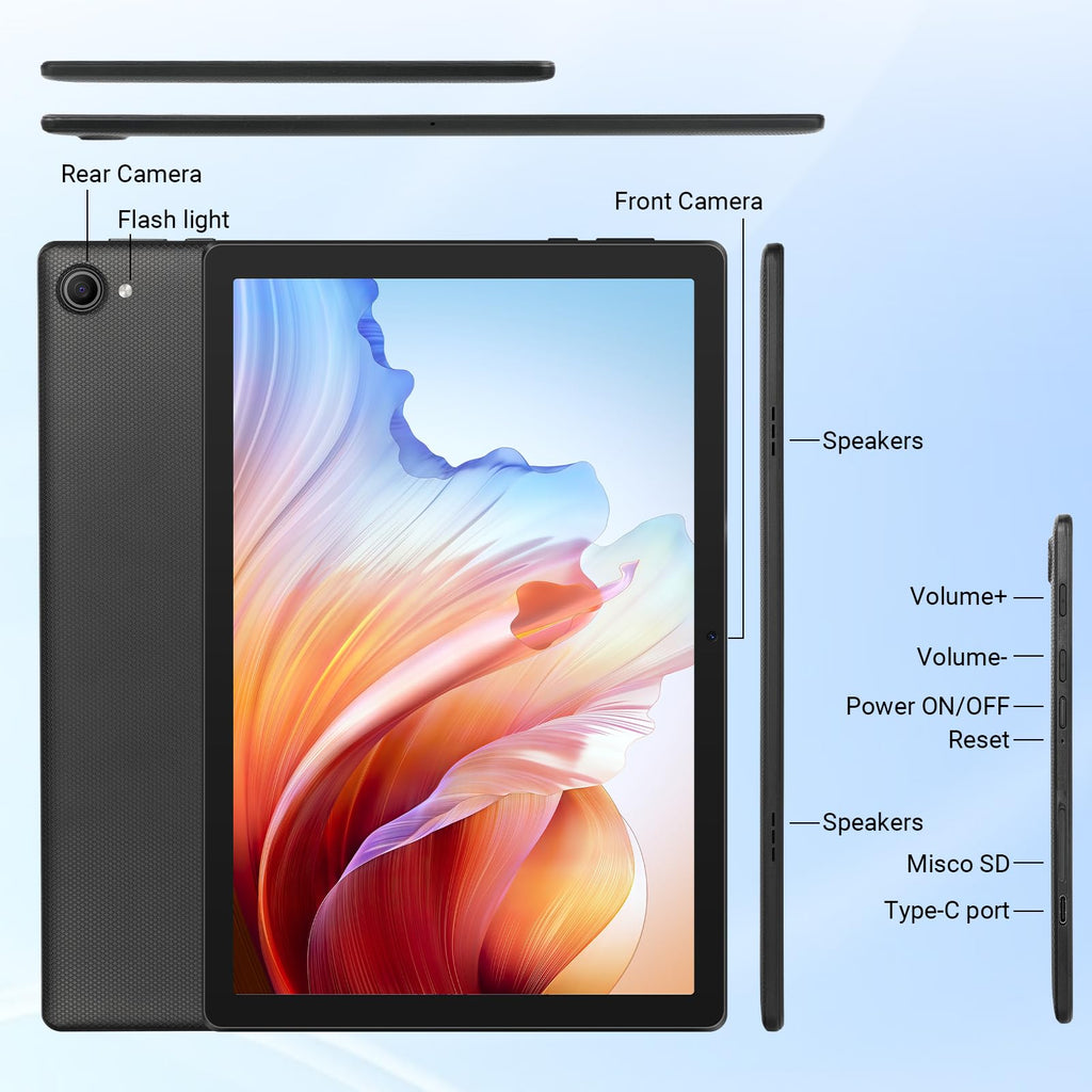 10.1" Android Tablet 24GB RAM 64GB ROM 6000mAh Q938