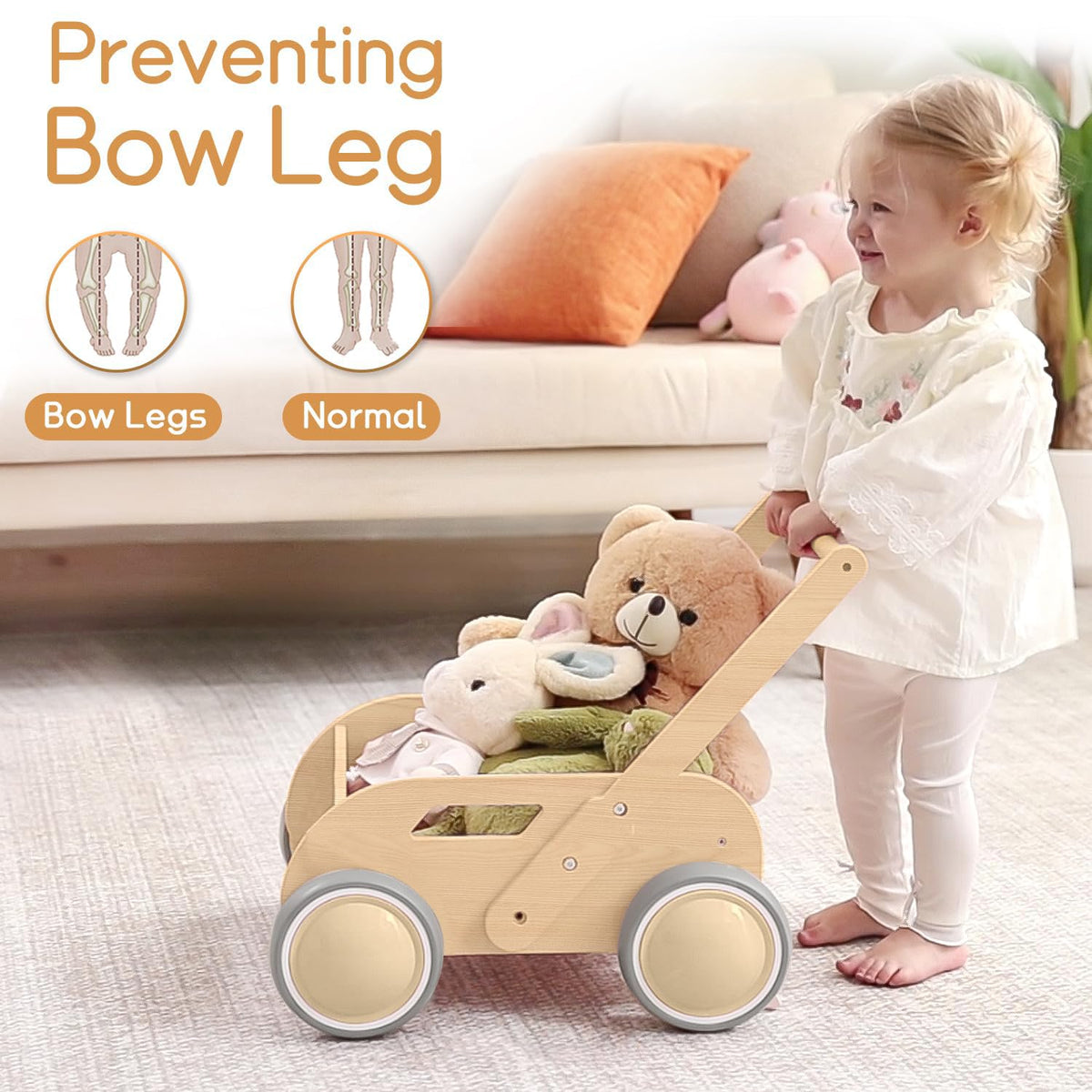 Wooden Baby Push Walker I605