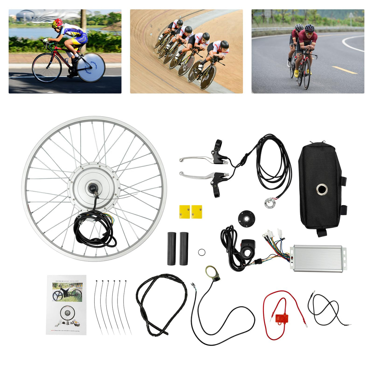 36V 750W Front Brushless Motor Electric Bicycle Conversion Kit D510