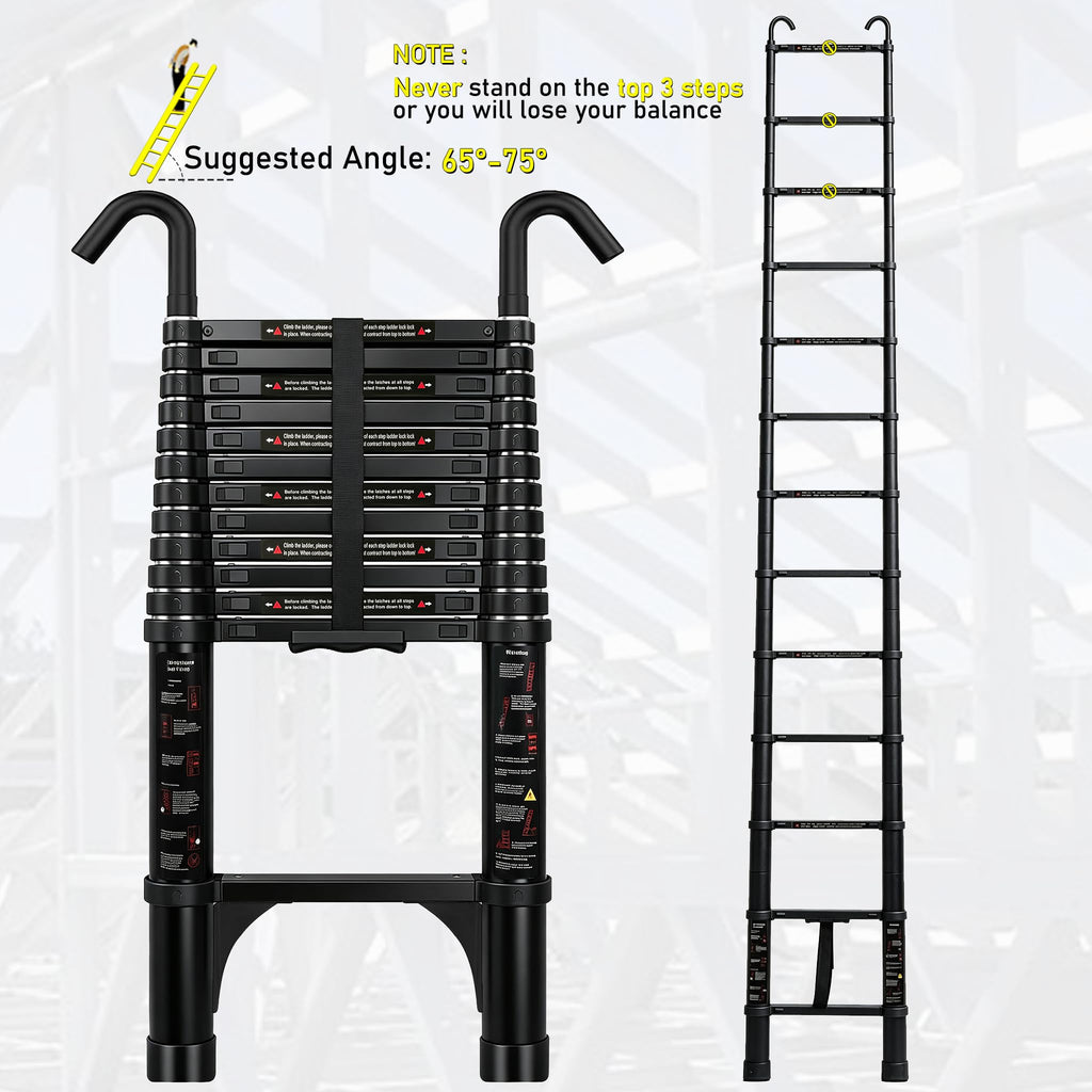 Telescoping Ladder 20FT with Stabilizer P71389