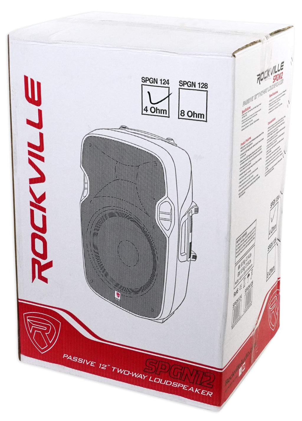 12" PA Speaker Pair Karaoke Bundle with Amp K165