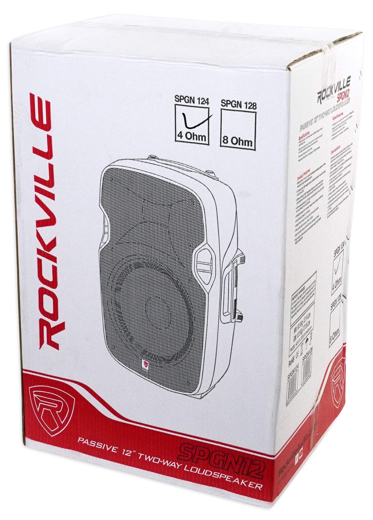 12" PA Speaker Pair Karaoke Bundle with Amp K165