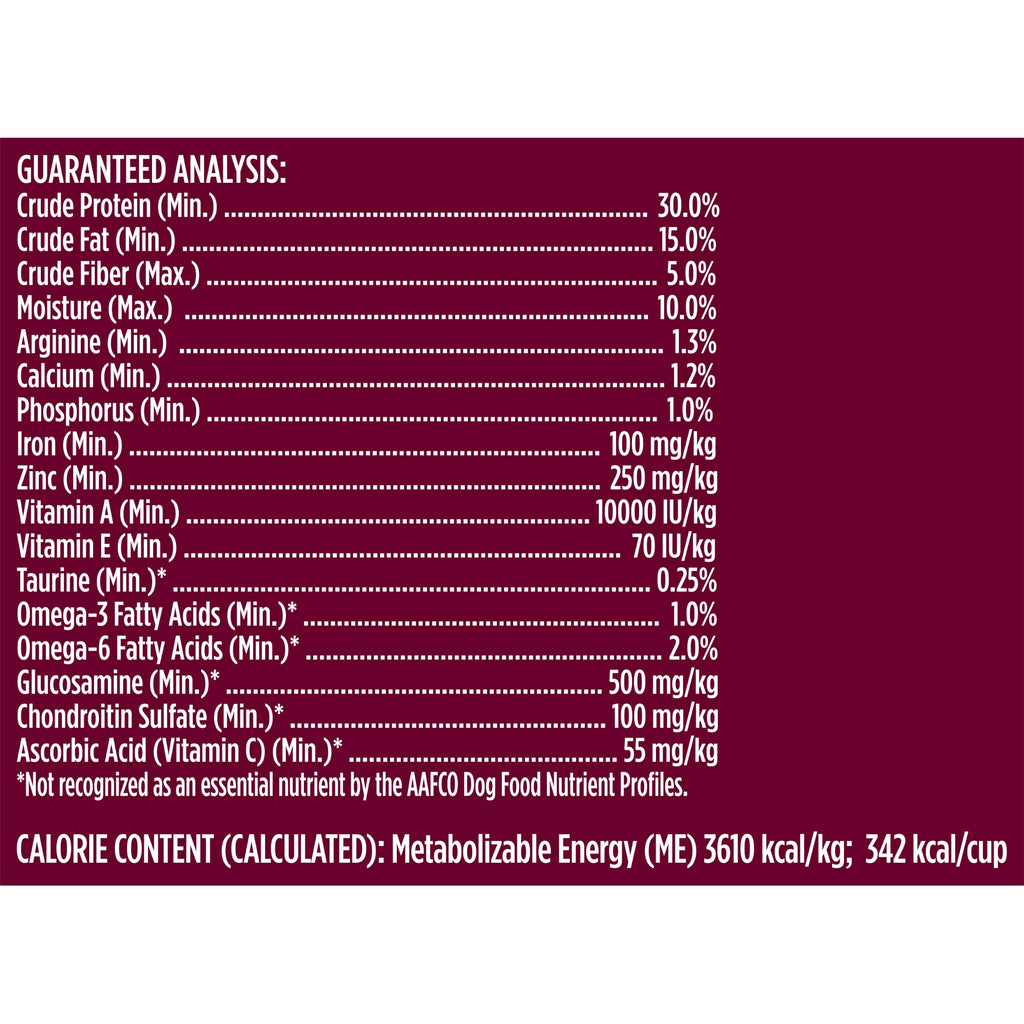 High Protein Dry Dog Food 4 lb. Bag W4427
