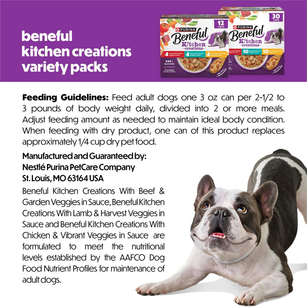 Wet Dog Food Variety Pack 30 3 oz Cans V436327