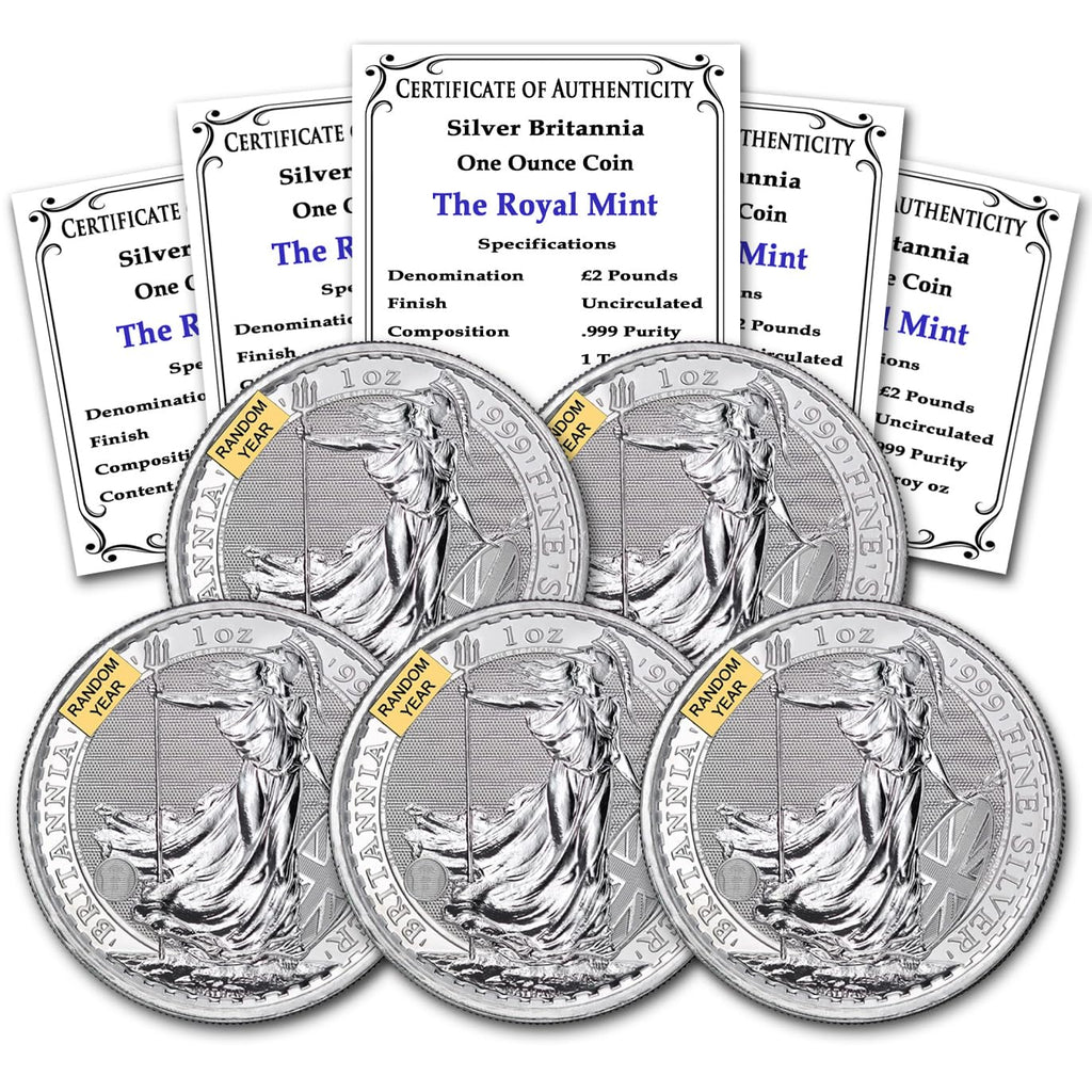 1 oz Silver Britannia Coins Y68684