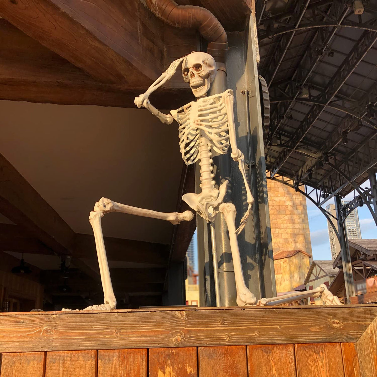 2Packs 5.4ft Life Size Full Body Skeletons with Movable Joints U5614