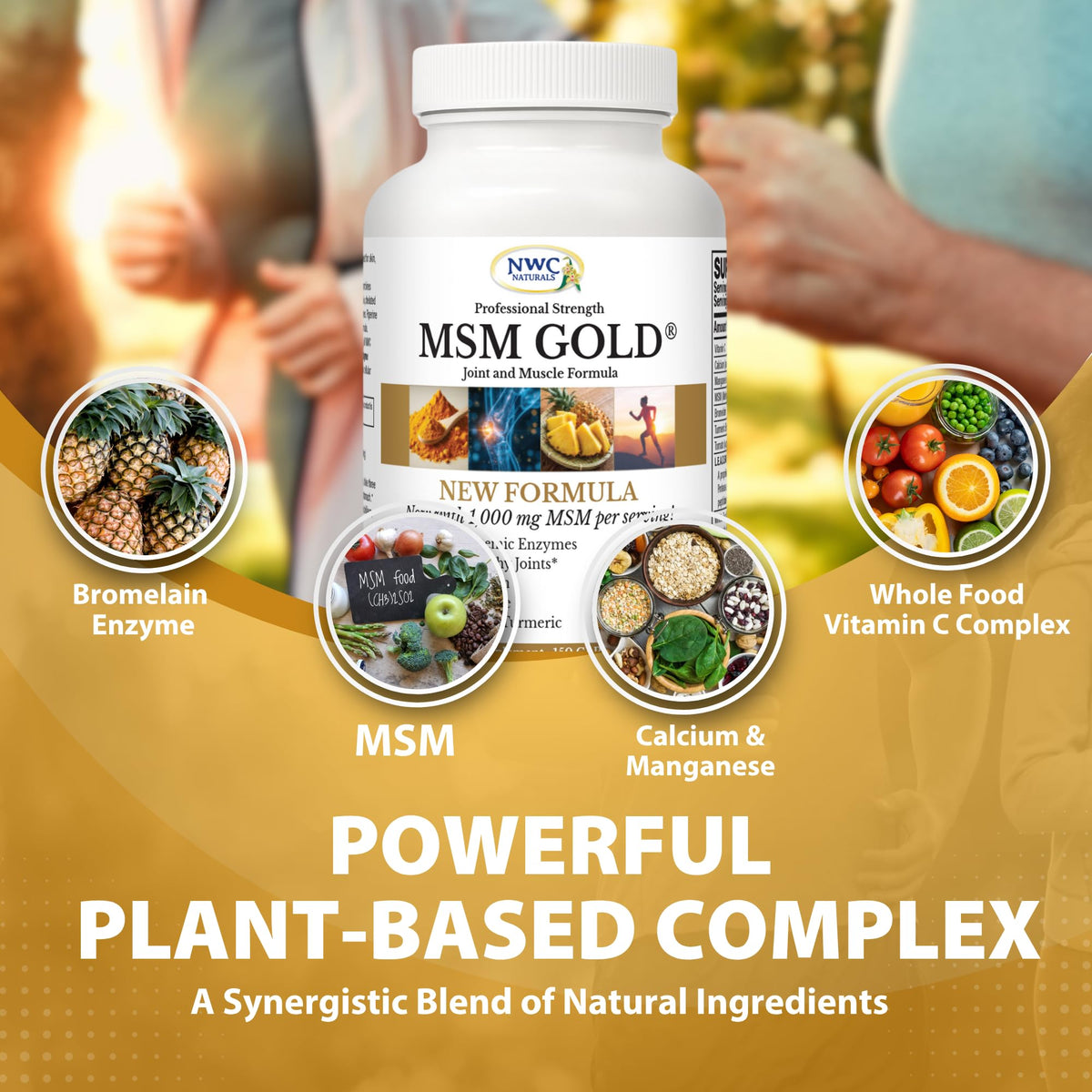 MSM Supplement 1,000 mg 150 Capsules P15001