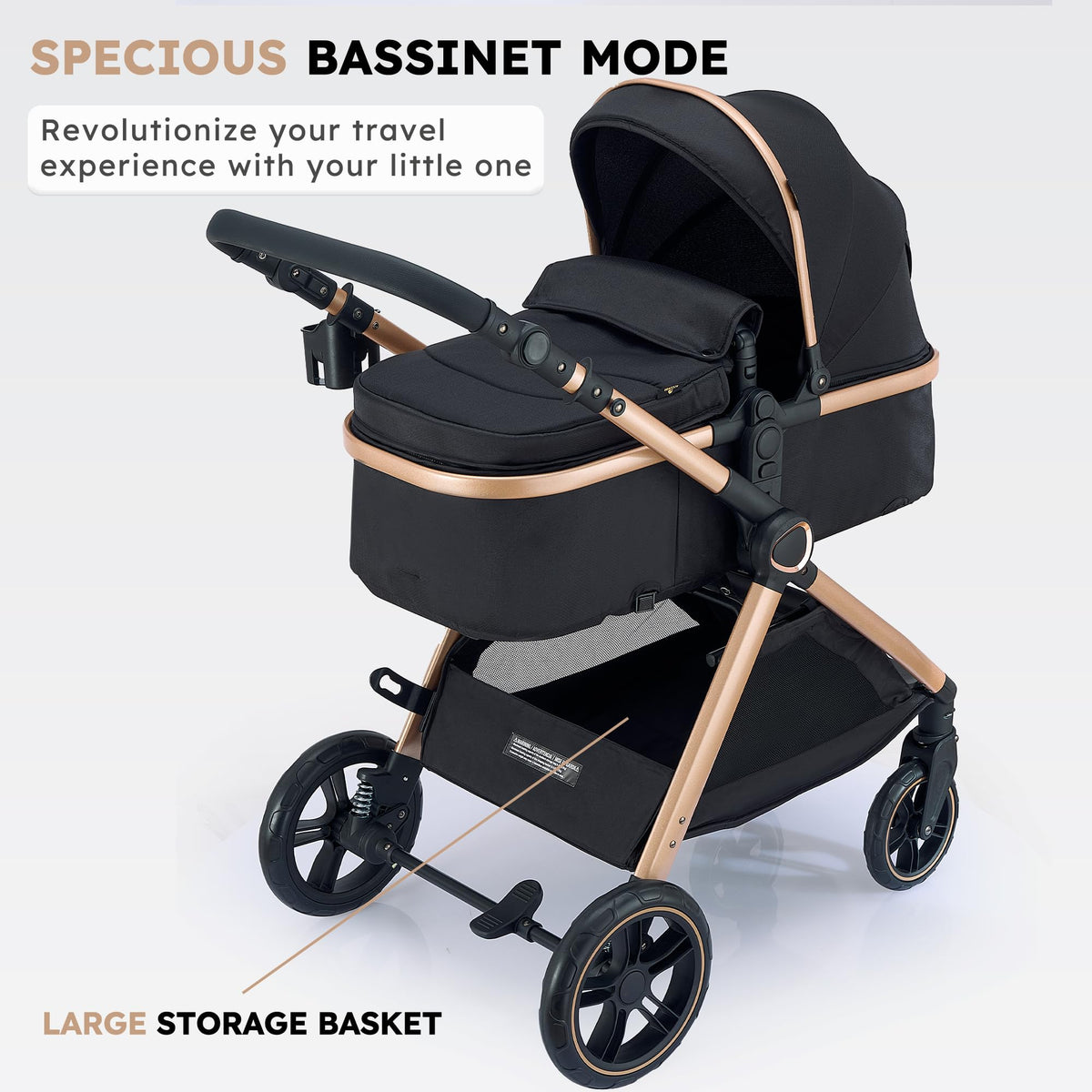 2-in-1 Convertible Baby Stroller E25131