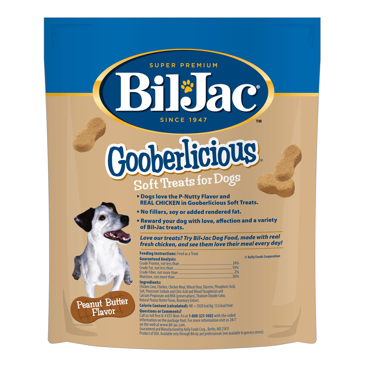 Peanut Butter Flavor Dog Treats 10oz 4-Pack P249732
