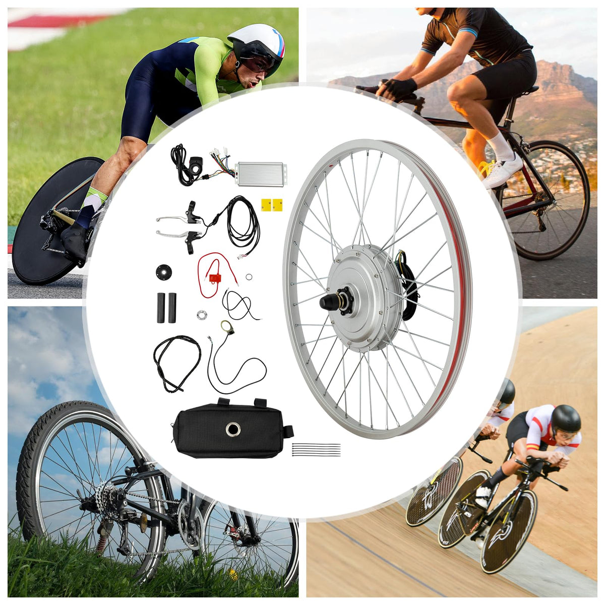 36V 750W Front Brushless Motor Electric Bicycle Conversion Kit D510