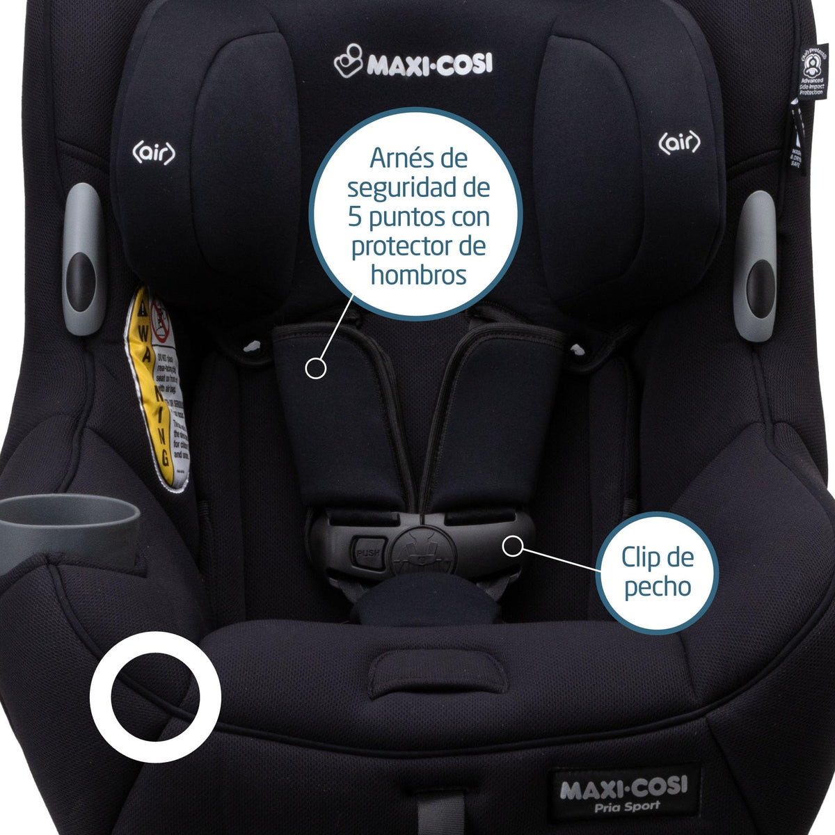 2-in-1 Convertible Car Seat Midnight Black A50763