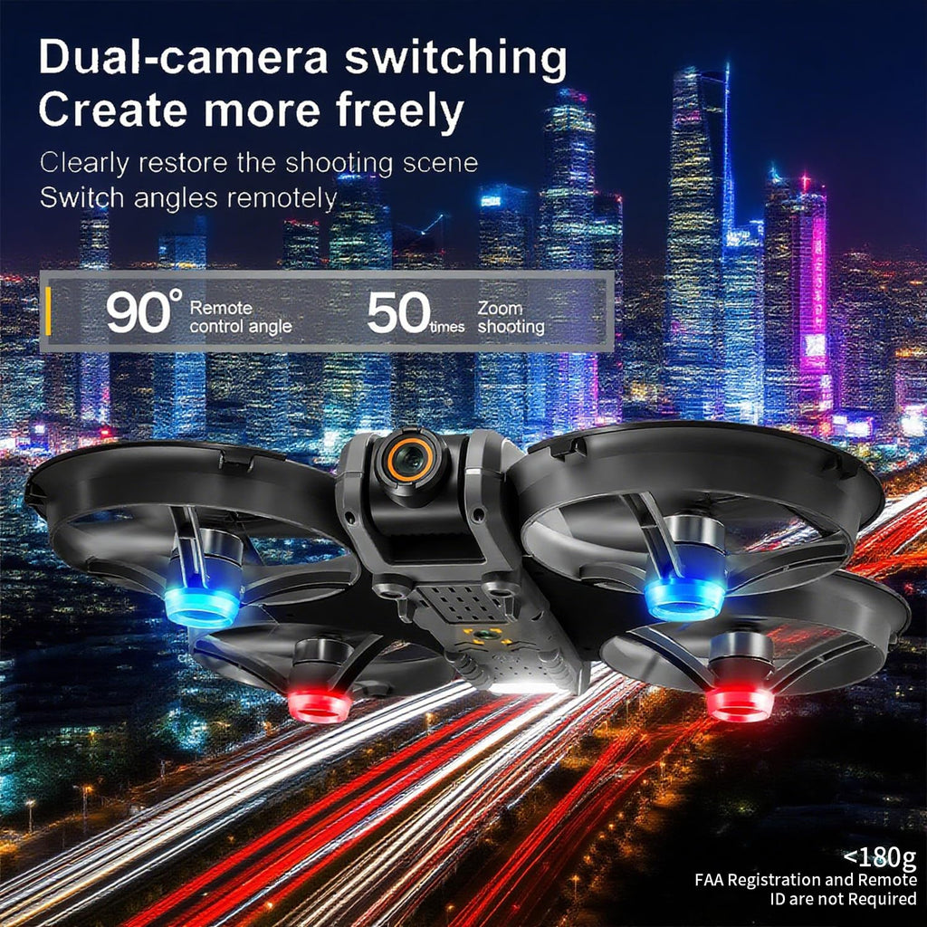 4.5-inch HD Screen Remote Control Drone with 2K Dual Cameras W678