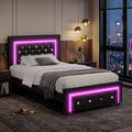 Twin Bed Frame with LED Lights R126571