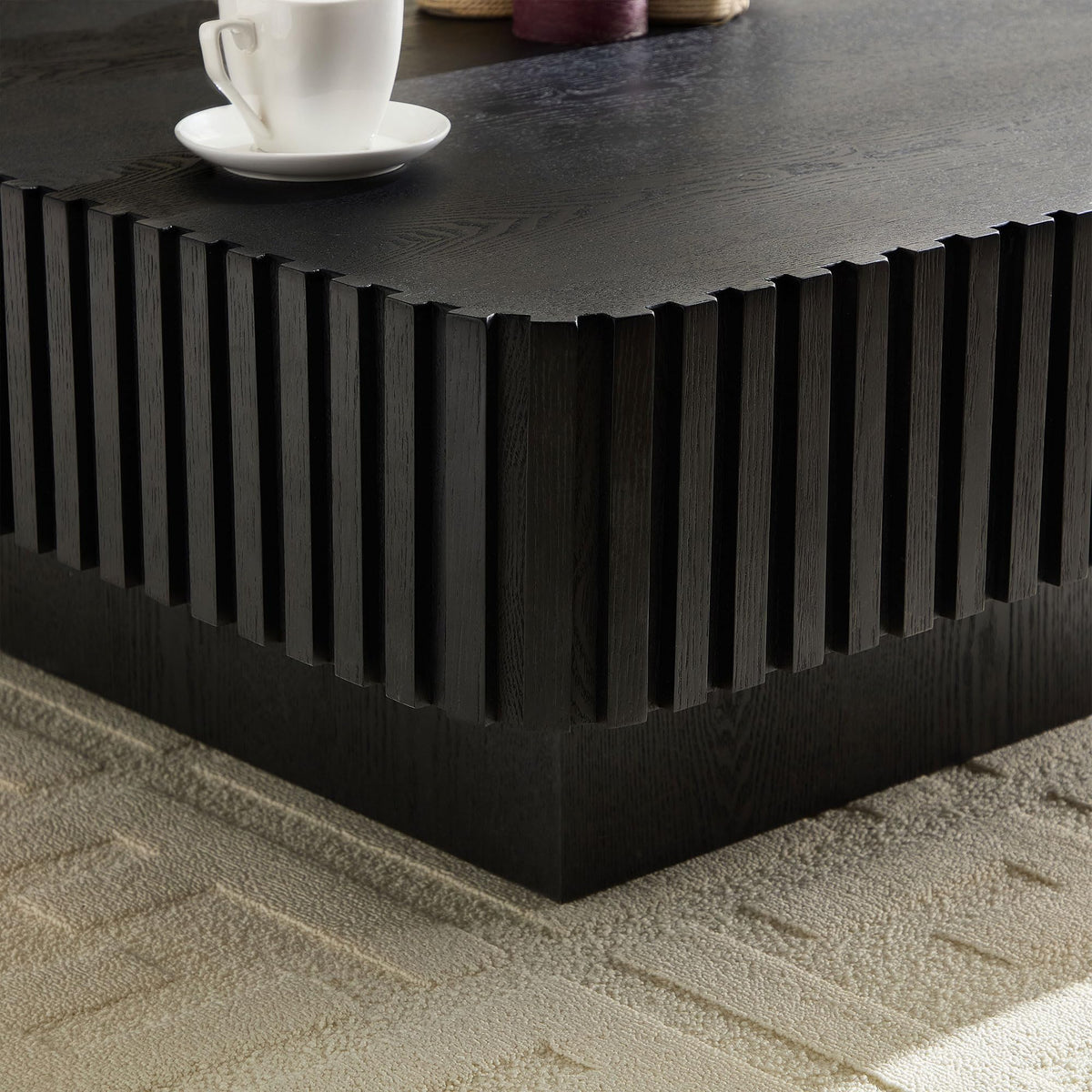 35.43" Square Wood Coffee Table E15202