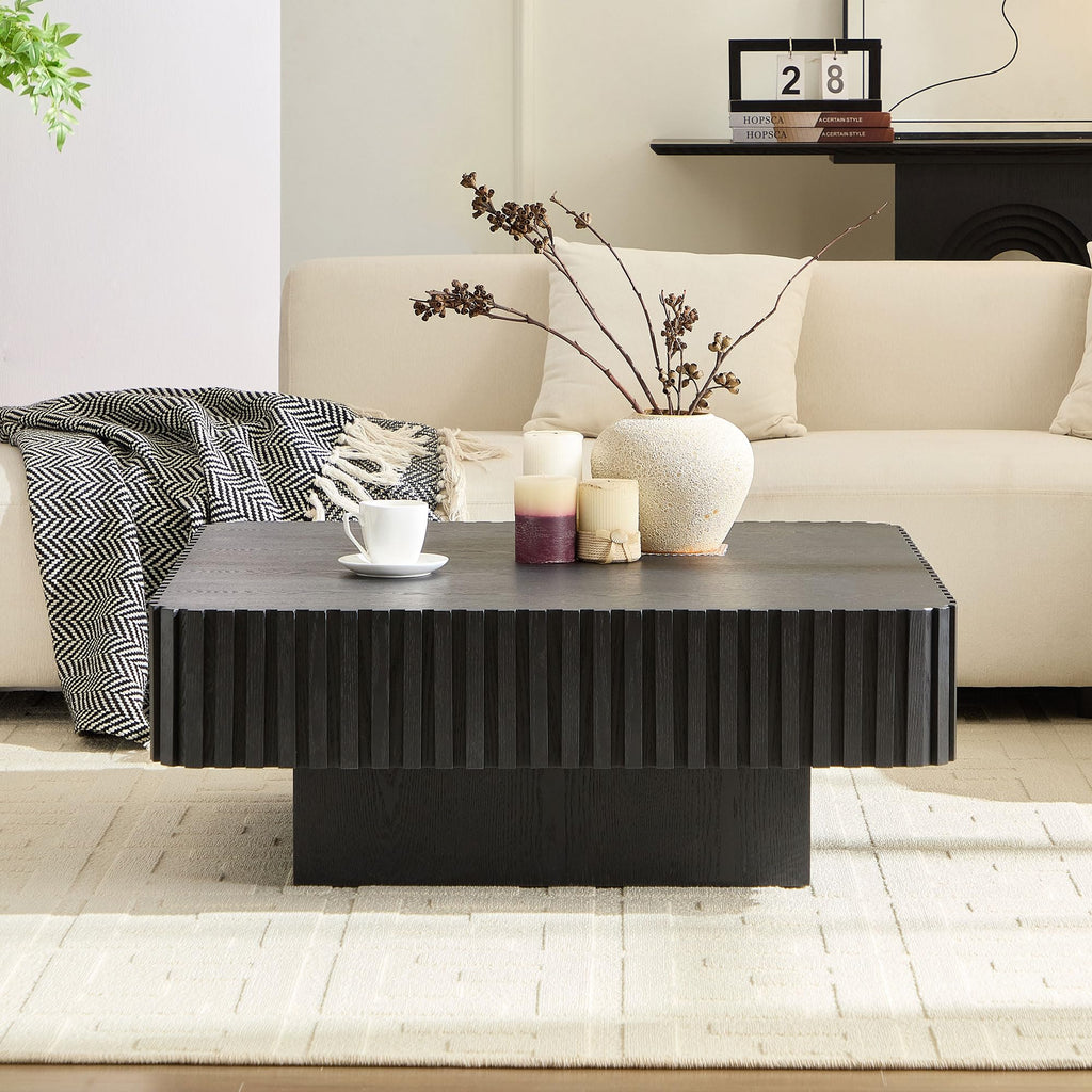 35.43" Square Wood Coffee Table E15202