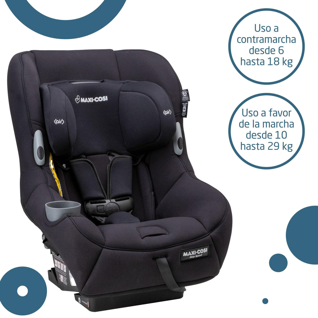 2-in-1 Convertible Car Seat Midnight Black A50763
