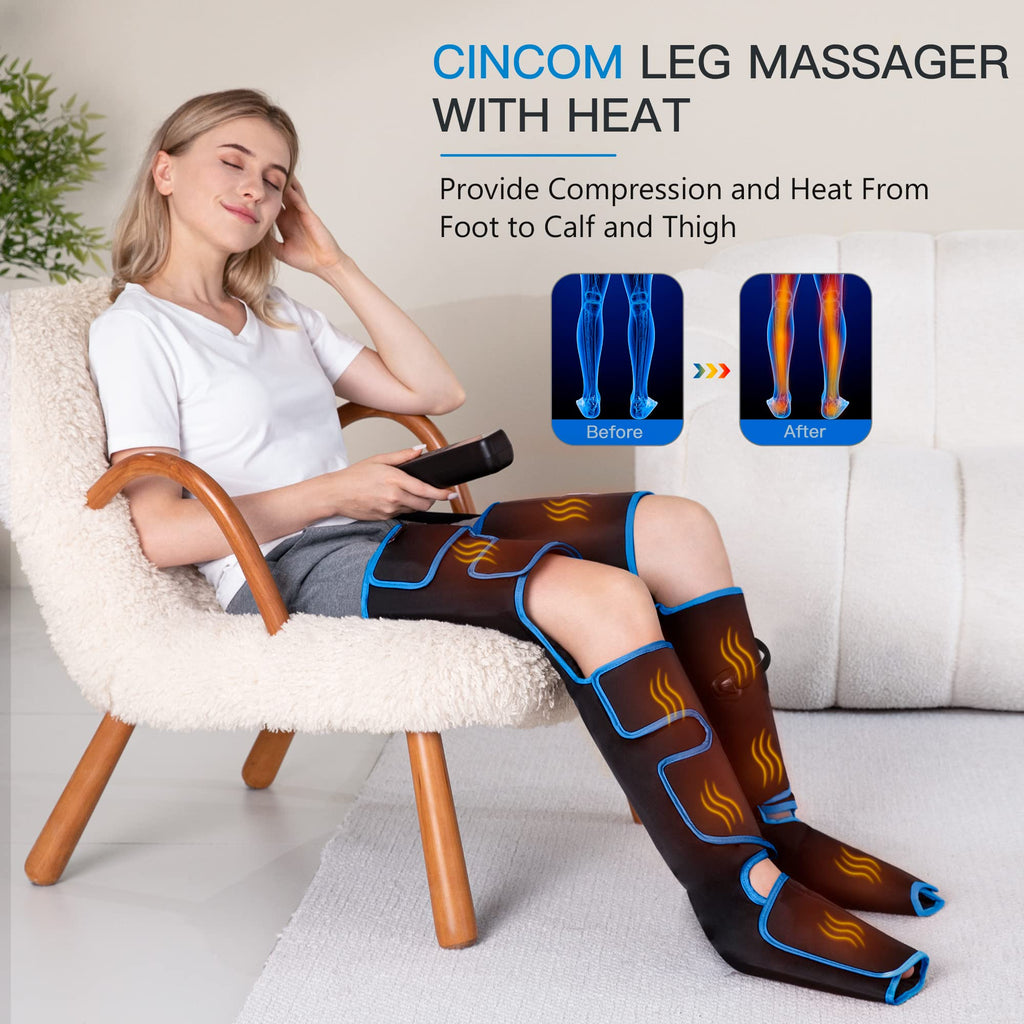 Leg Massager with Heat and Compression F9333