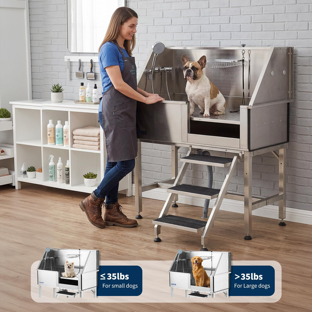 46 Inch Stainless Steel Dog Washing Station O953