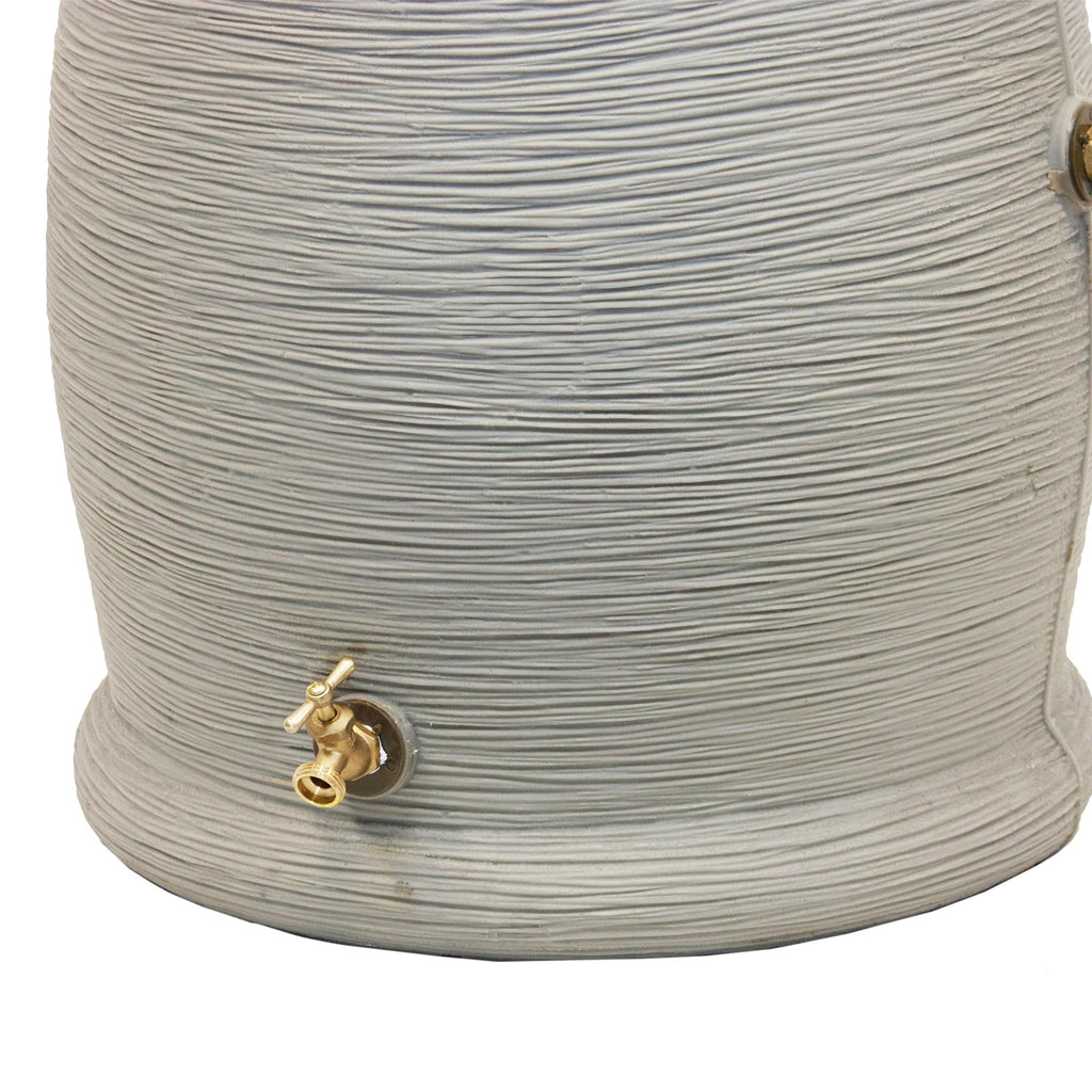 50-Gallon Rain Saver Barrel with 2 Brass Spigots and Screen R187