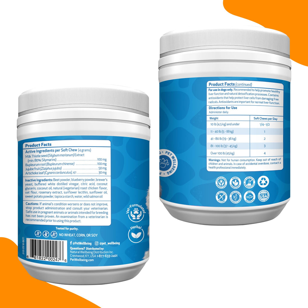 Liver Support Chewies for Dogs, 90 Ct J6828