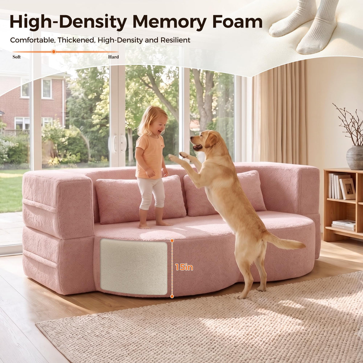 78" Convertible Folding Sofa Bed Full Size U5458