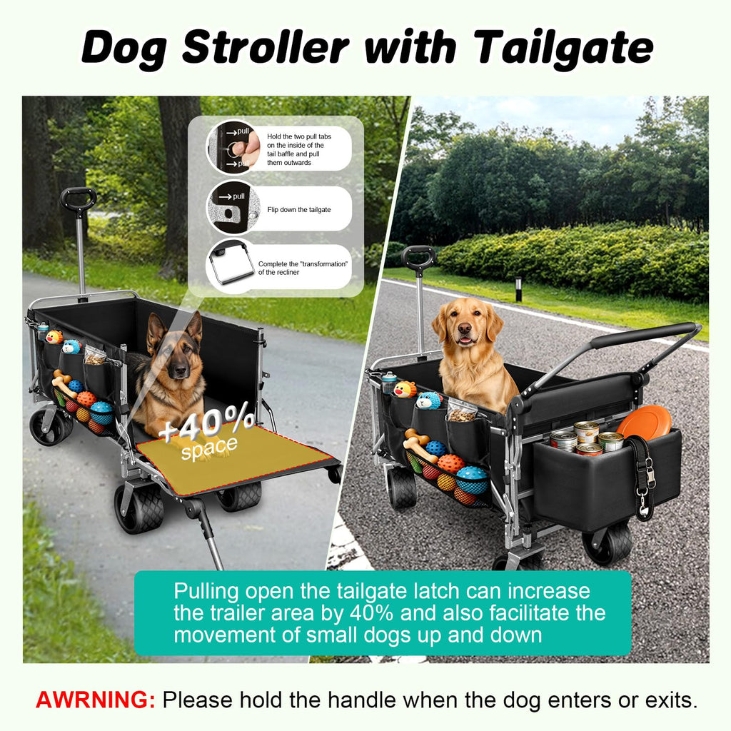 Large Dog Wagon Cart H894
