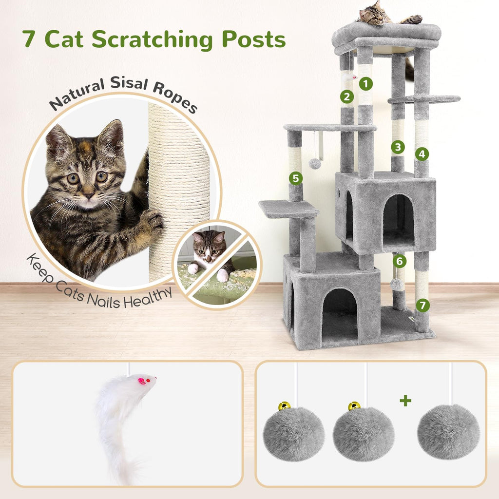 Light Grey Cat Tree M134