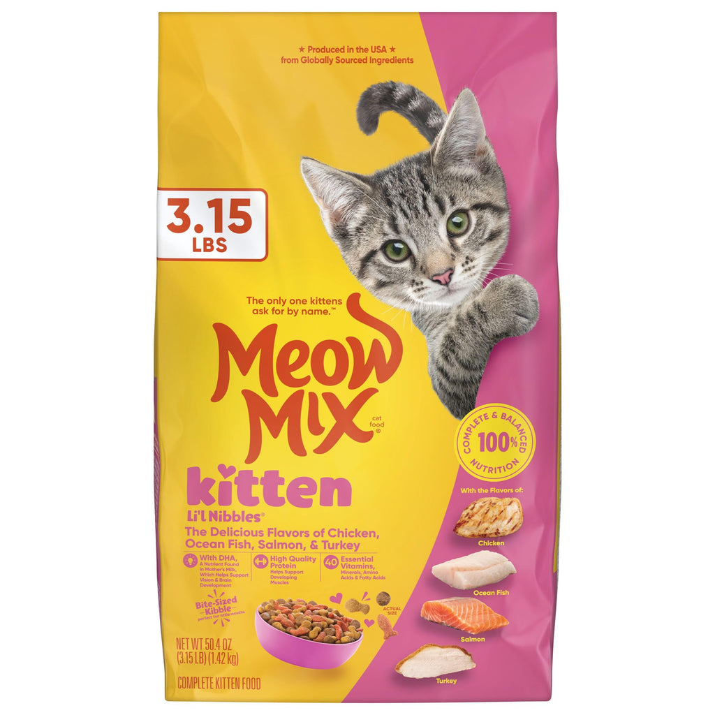 Dry Cat Food for Kittens, 4 Bags P995687