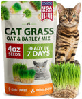 Cat Grass Seeds 4 oz Oat & Barley Mix W726514