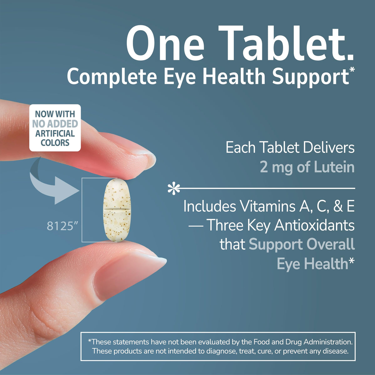 Lutein Vision Support Tablets, 60 Count J7560