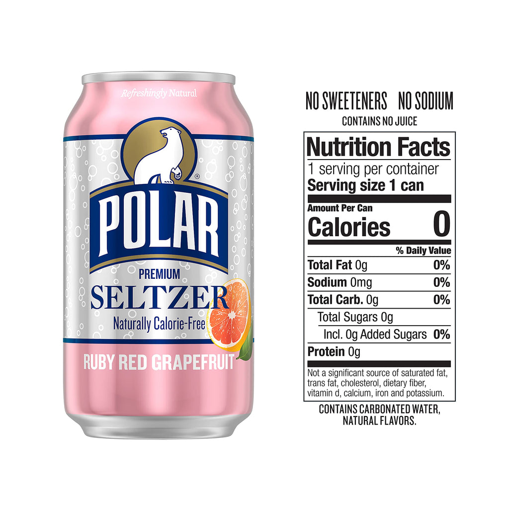 Ruby Red Grapefruit Seltzer Water 24 Pack G474528