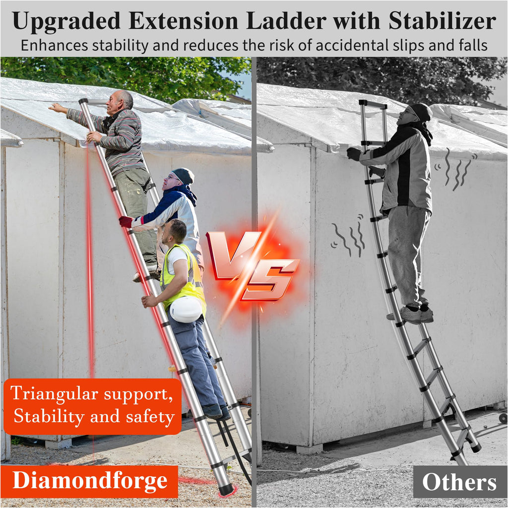 8.5 FT Aluminum Telescoping Ladder U5076