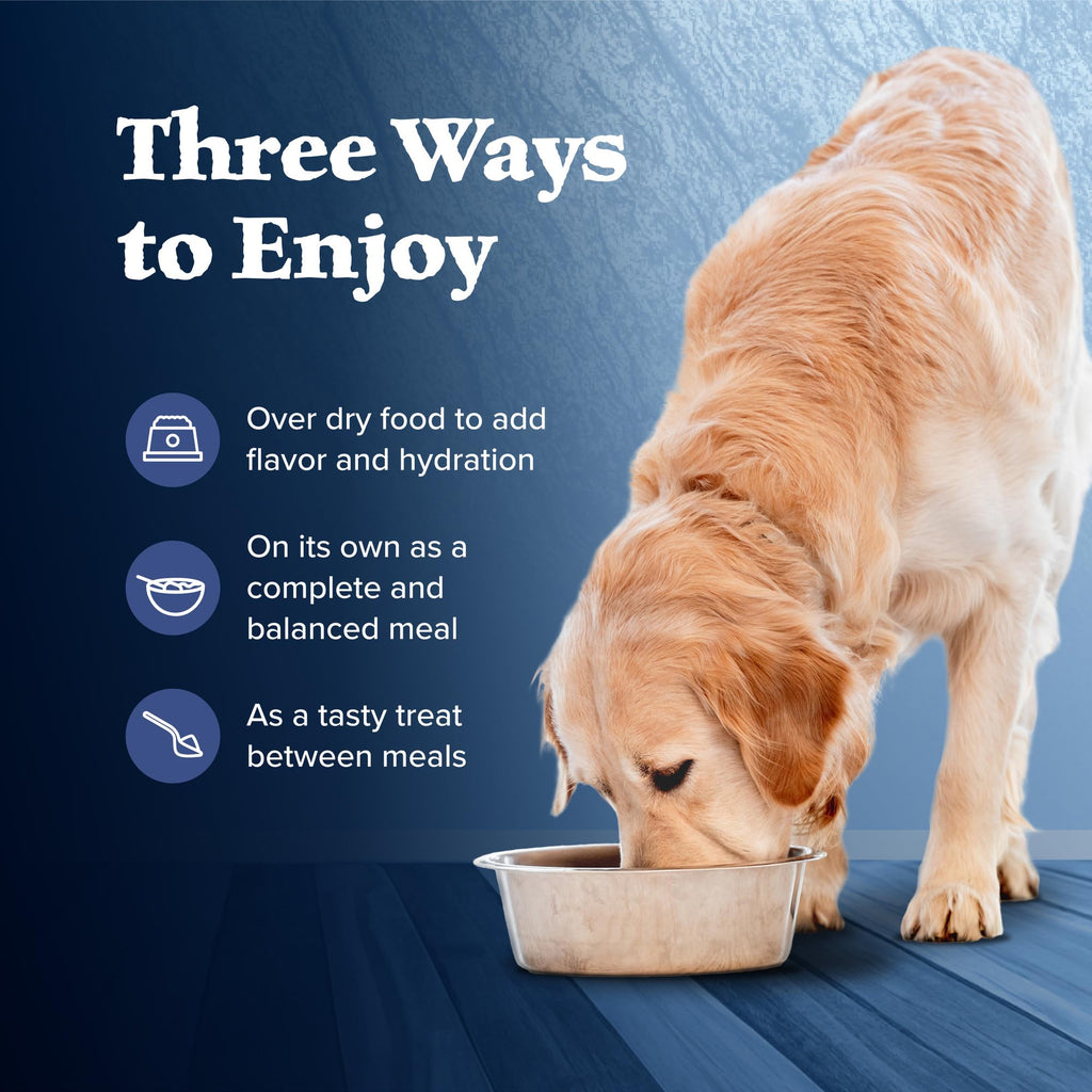 High Protein Wet Food for Senior Dogs, Turkey & Chicken, 12.5-oz Cans, Pack of 24 H656664