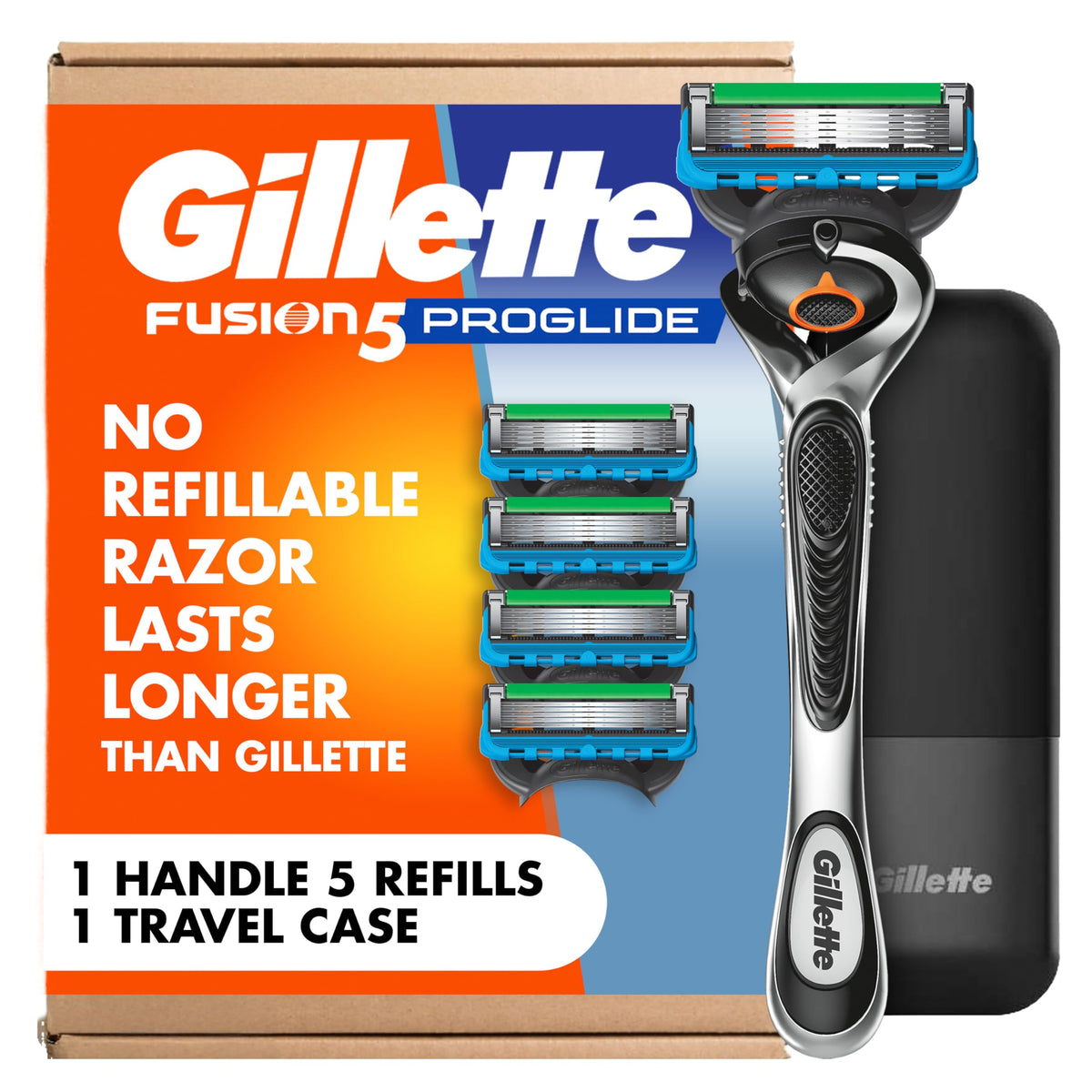 5-Blade Razor with Travel Case G53033