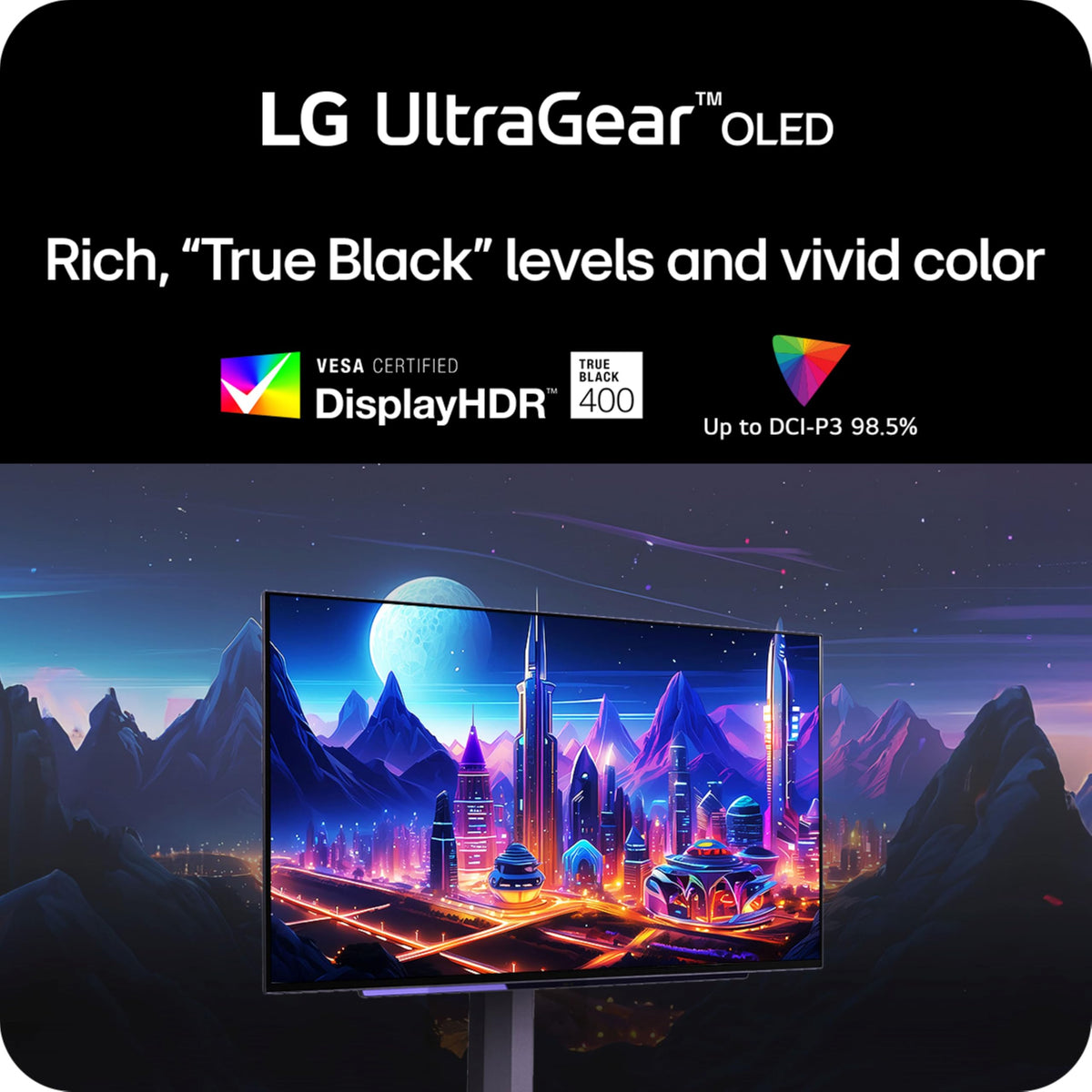 27-inch OLED Gaming Monitor QHD 1440p 240Hz Black R211568