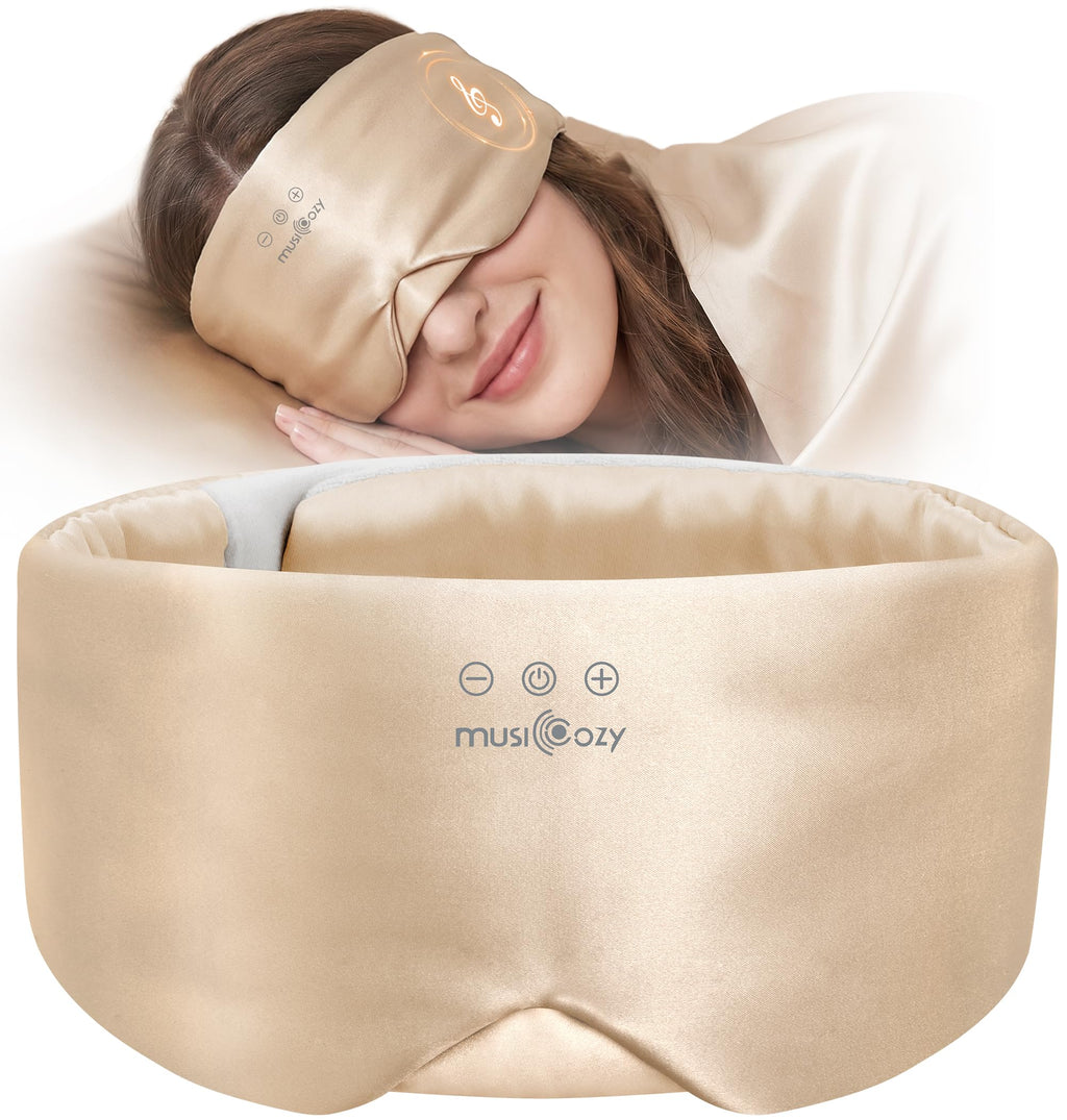 Silk Sleep Mask Bluetooth Headphones K7145