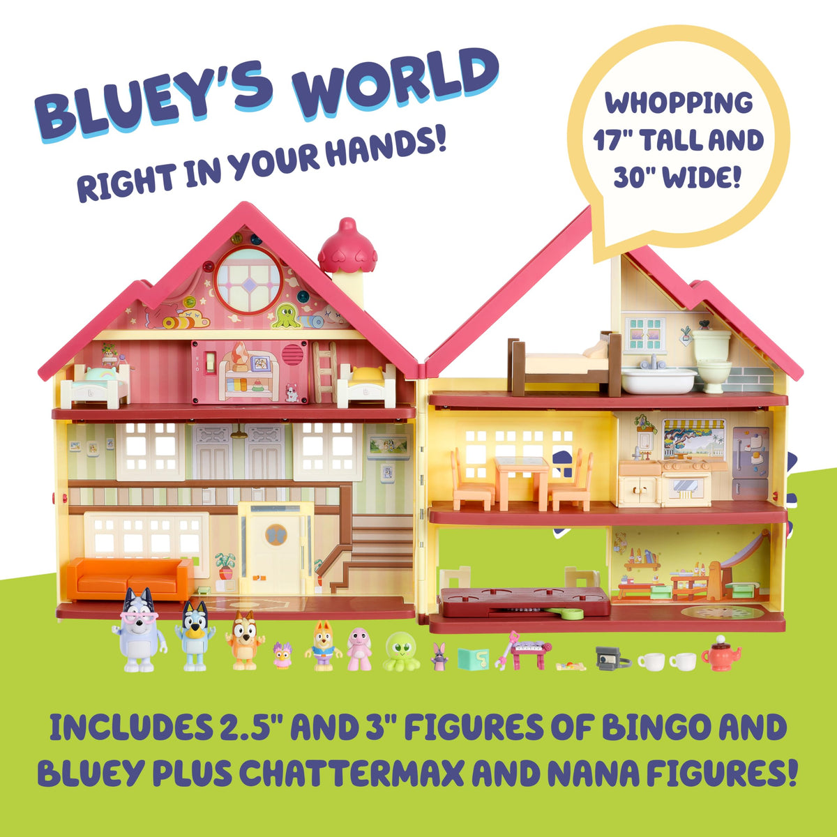 Bluey XL House Playset W684
